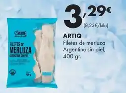 Supermercados Lupa Artiq filetes de merluza argentina sin piel oferta