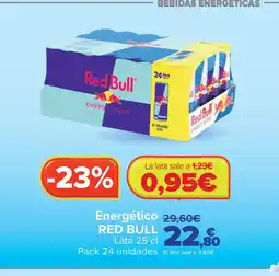 Carrefour Red Bull energético oferta