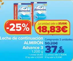 Carrefour Almirón Advance 3 oferta