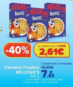 Carrefour Cereales Frosties Kellogg's oferta