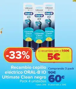 Carrefour Oral-B cepillo eléctrico IO Ultimate Clean negro oferta