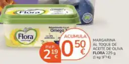 Consum Flora margarina al toque de aceite de oliva oferta