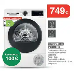 Milar Secadora Bosch WQG235D1ES oferta
