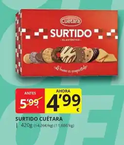 Supermercados MAS Cuétara surtido oferta