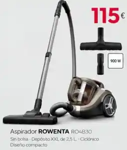 Tien 21 Rowenta aspirador ro4b30 oferta