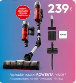 Tien 21 Rowenta aspirador escoba rh2087 oferta