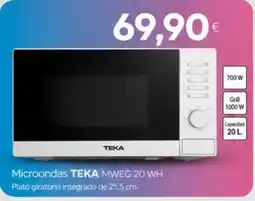 Tien 21 Teka microondas mweg 20 wh oferta