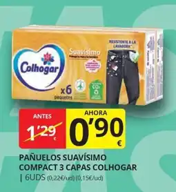 Supermercados MAS Pañuelos suavísimo compact 3 capas colhogar oferta