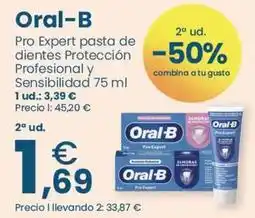 Clarel Oral b - pro expert pasta de dientes proteccion profesional y sensibilida oferta