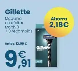 Clarel Gillette - maquina de afeitar mach 3 oferta