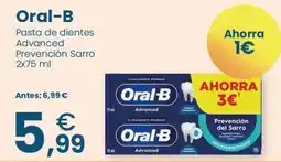Clarel Oral b - pasta de dientes advanced prevencion sarro oferta