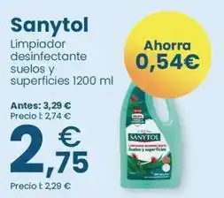 Clarel Sanytol - limpiador desinfectante oferta