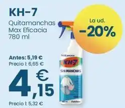 Clarel Kh-7 - quitamanchas max eficacia oferta