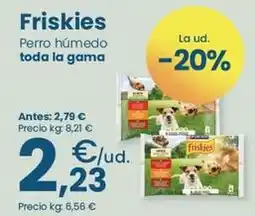 Clarel Friskies - perro humedo toda la gama oferta