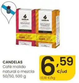 Aliprox Candelas café molido natural o mezcla oferta