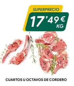 Masymas cuartos u octavos de cordero oferta