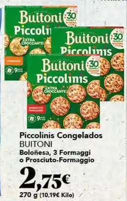 Gadis Buitoni - piccolinis congelados oferta
