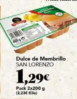 Gadis San lorenzo - dulce de membrillo oferta
