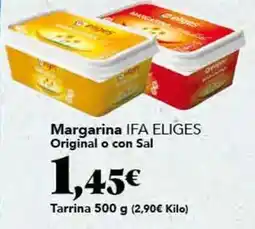 Gadis Ifa eliges - margarina original o con sal oferta