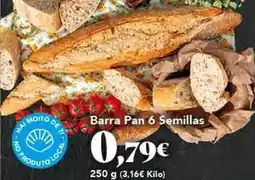 Gadis Barra pan 6 semillas oferta