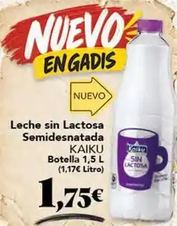 Gadis Kaiku - leche sin lactosa semidesnatada oferta