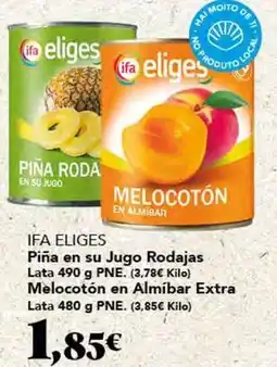 Gadis Ifa eliges - pina en su jugo rodajas oferta
