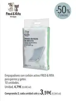 El Corte Inglés Rita - empapadores con carbon activo para perros y gatos oferta