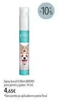 El Corte Inglés Artero - spray bucal x-mint para perros y gatos oferta