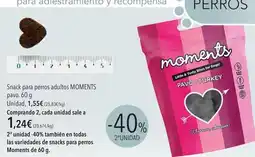 El Corte Inglés Moments - snack para perros adultos oferta