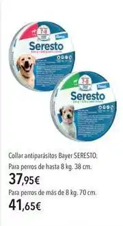El Corte Inglés Seresto - collar antiparasitos bayer oferta