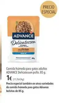 El Corte Inglés Advance - comida húmeda para gatos adultos delicatessen pollo oferta