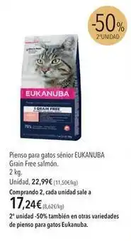 El Corte Inglés Eukanuba - pienso para gatos senior oferta