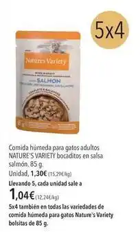 El Corte Inglés El corte inglés - comida húmeda para gatos adultos bocaditos en salmón oferta