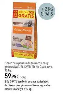 El Corte Inglés Nature - pienso para perros adultos medianos y grandes oferta
