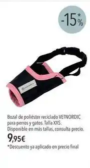 El Corte Inglés Bozal de poliester reciclado para perros y gatos oferta