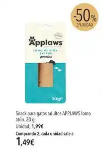 El Corte Inglés Snack - para gatos adultos lomo atun oferta