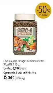 El Corte Inglés Comida para tortugas de tierra adultas oferta