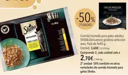 El Corte Inglés Sheba - comida húmeda para gatos adultos oferta