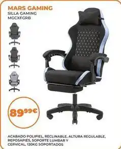 Pascual Martí Mars - silla gaming mgcxfgrb oferta