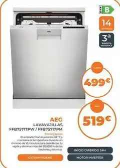 Pascual Martí Aeg - lavavajillas ffb757117w/ffb757117pm oferta
