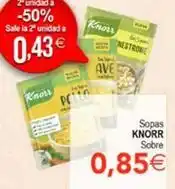 SPAR Knorr - sopas oferta
