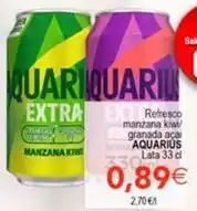 SPAR Aquarius - refresco manzana kiwi oferta