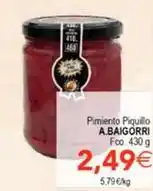 SPAR Andrés baigorri - pimiento piquillo oferta