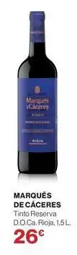 Supercor Marqués de cáceres - tinto reserva d.o.ca. rioja oferta