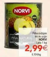 SPAR Norvi - pina rodajas en su jugo oferta