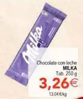 SPAR Milka - chocolate con leche oferta