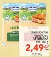 SPAR La asturiana - queso lonchas tierno/ligero oferta