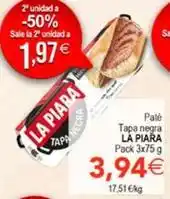 SPAR La piara - pate tapa negra oferta
