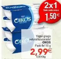 SPAR Oikos - yogur griego natural oferta
