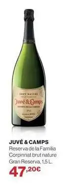 Supercor Juvé y camps - reserva de la familia corpinat brut nature gran reserva oferta